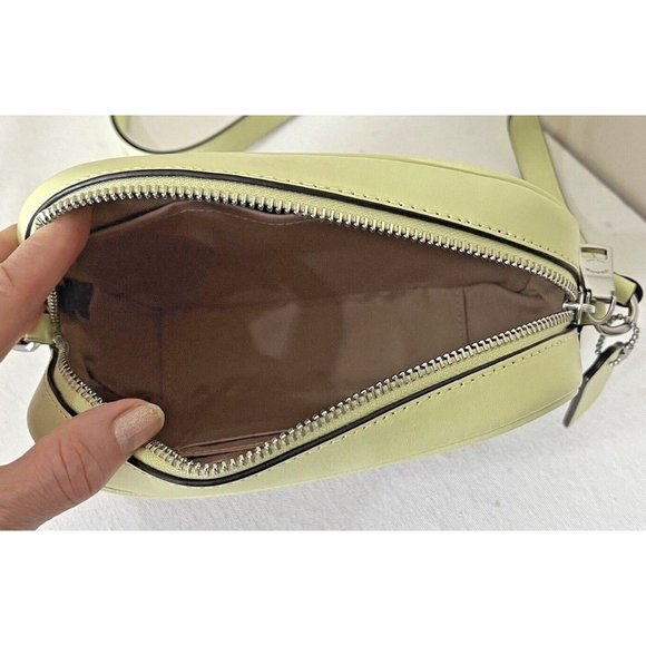 New Coach C9926 Mini Jamie Camera Bag Signature Coated Canvas Khaki / Pale Lime - Picture 4 of 6